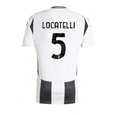 Juventus Manuel Locatelli #5 Hemmatröja 2024-25 Korta ärmar